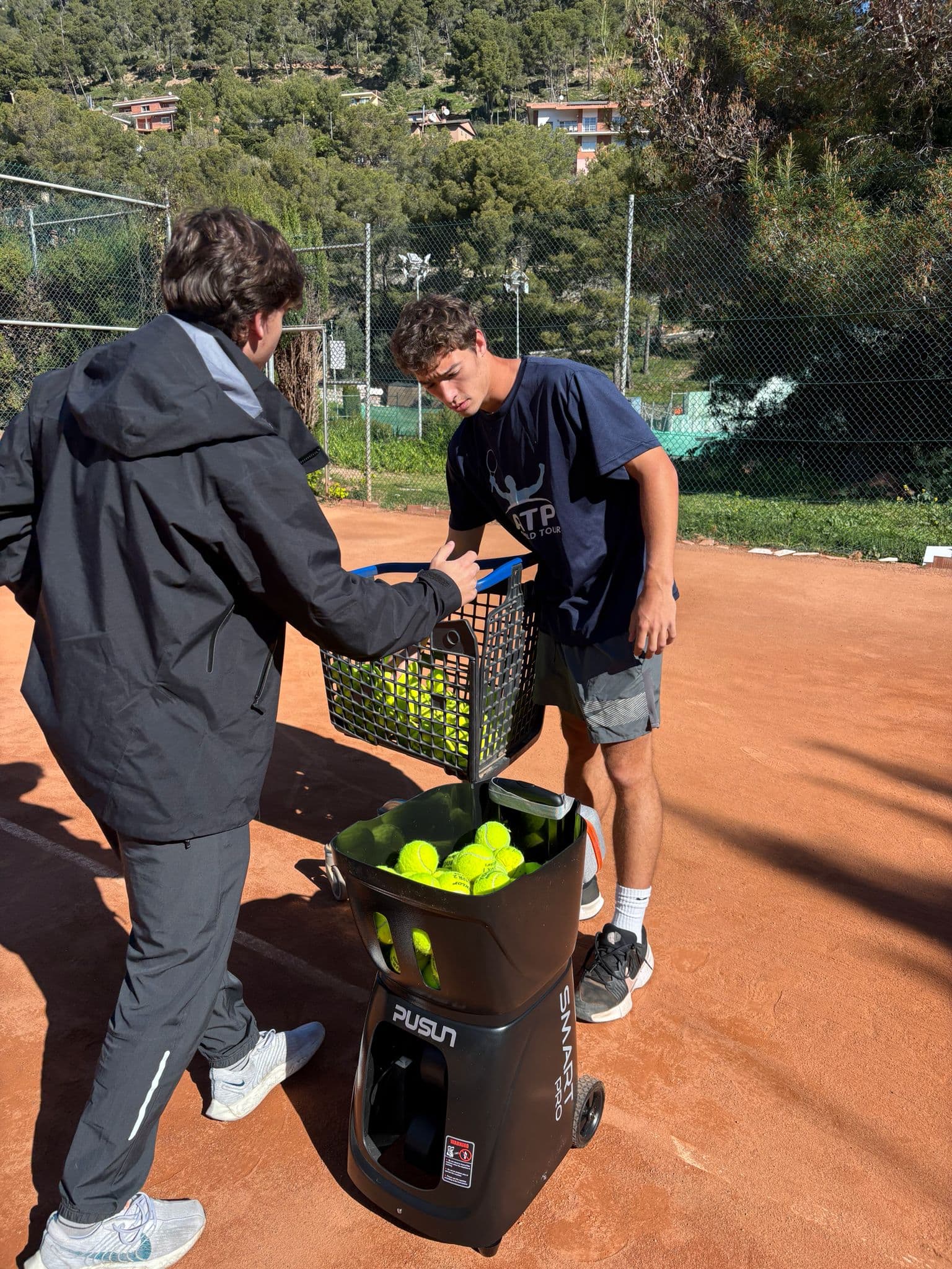 Coach and student — ATP training